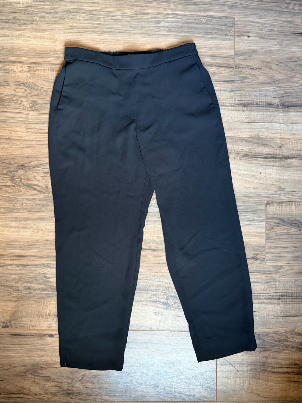 J. CREW size 14 JAMIE pants black pull on trouser